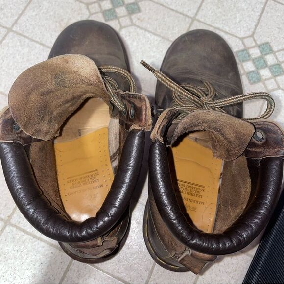 Vintage Dr Martens 939 Ben Boots Brown Leather Made In England Men Sz 8 UK 9 US main image 5